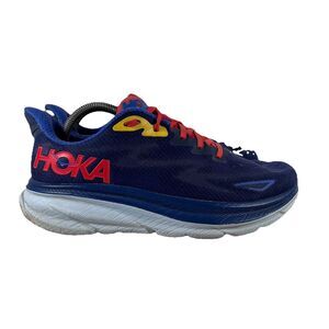 Hoka Clifton 9 Lace Up Athletic Running Shoes Sneakers Men's Size 9 NO INSOLES